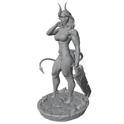 Figura anime 3D para decorar habitación, miniatura GK sin montar ni pintar 1/24