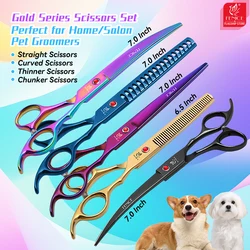 Tijeras de aseo para perros – 3 tipos: rectas, finas y curvas