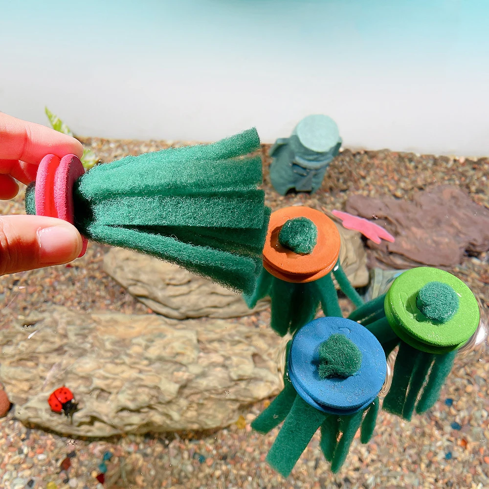 3/5 pcs Spawning Mop Fish Breeding Mop Decorative Fish Spawning Bed for Aquarium Fish Egg Spawning Mop Aquarium Feeding Supplies - imagen 2