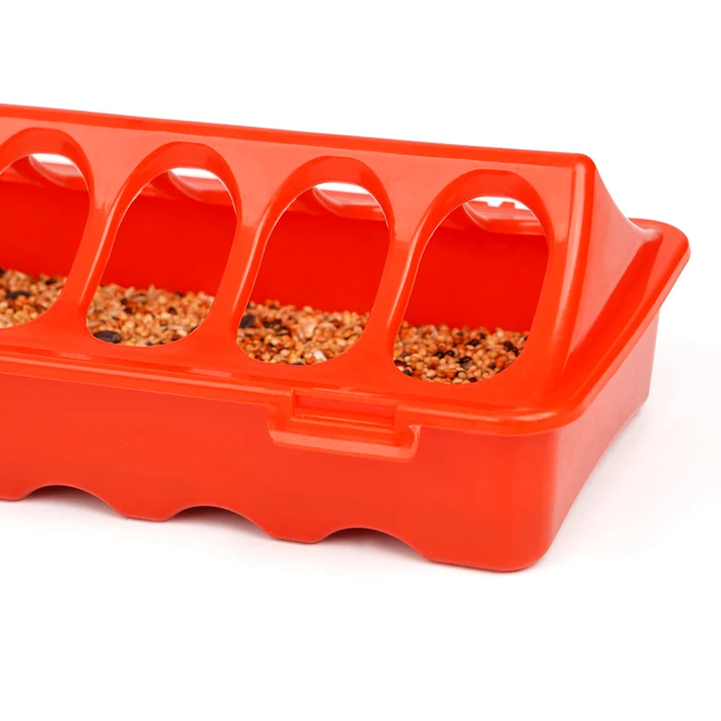 Fuente de alimentación Piezas aves de corral, alimentador de pollos, 12-28 agujeros, herramientas de 20/30/40/50cm, 1 unidad - imagen 4