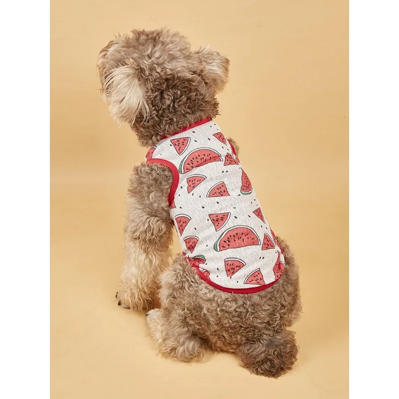 Chaleco transpirable para perro, camiseta para cachorro, ropa de algodón para perros pequeños y medianos, novedad de verano - imagen 3