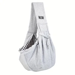 Mochila transportadora de mascotas transpirable para perros pequeños, bolsa de viaje ligera y plegable para perros, transportador de hombro acolchado suave, suministros para mascotas