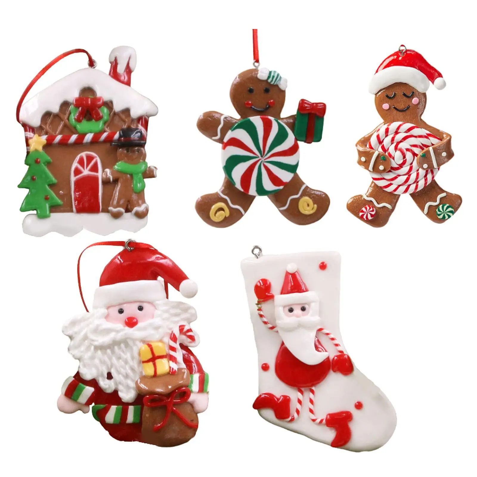 Santa Claus Hanging Decorations Decorative Gifts Hanging Pendant Ornament for Home Housewarming Bedroom Holiday
