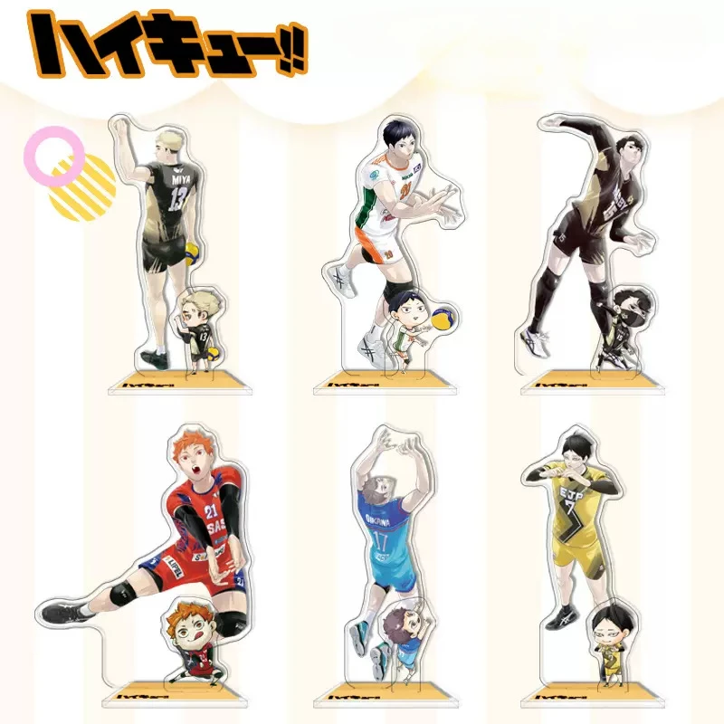 Haikyuu Figura Hinata Shoyo acrílico doble inserción - versión infantil