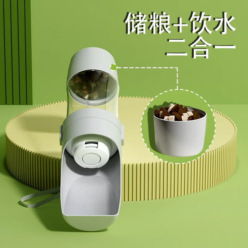 Tazas de agua para perros, hervidor para perros, taza de agua extraíble portátil para exteriores, almacenamiento de alimentos para gatos, taza de acompañamiento, suministros para beber para mascotas - imagen 3