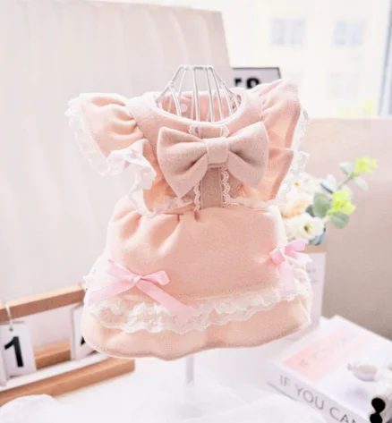 Vestido princesa con lazo para perro pequeño – Primavera/Otoño - imagen 5