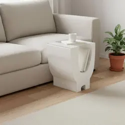 Mesa plegable hexagonal para gatos y perros de papel resistente