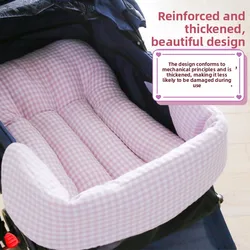 Cojín grueso antisuciedad para carrito de mascotas, perros y gatos