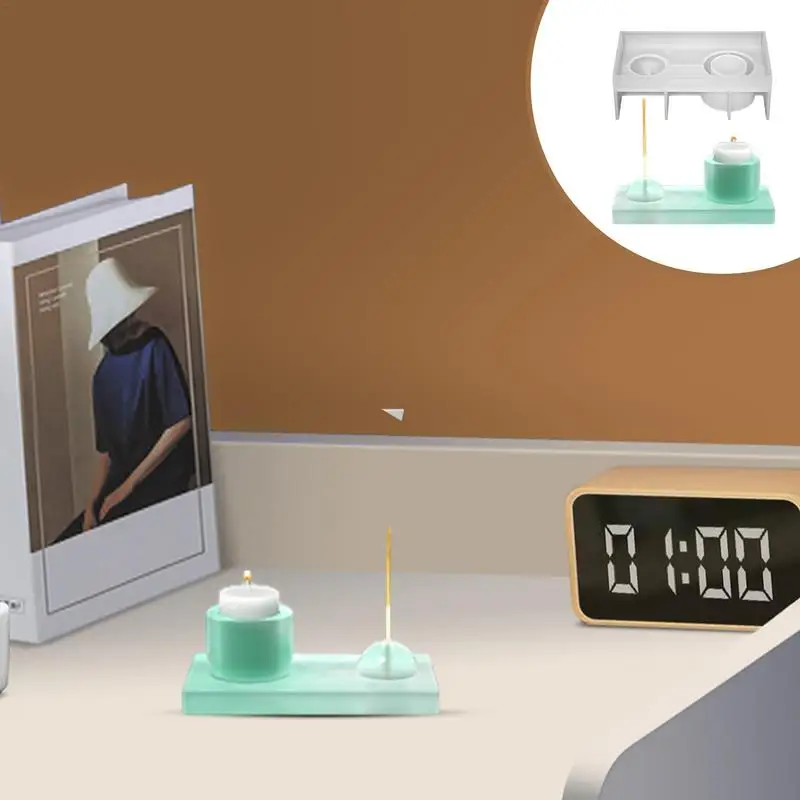 Molde cuadrado de silicona para hacer velas, Molde de resina para velas, fácil liberación - imagen 3