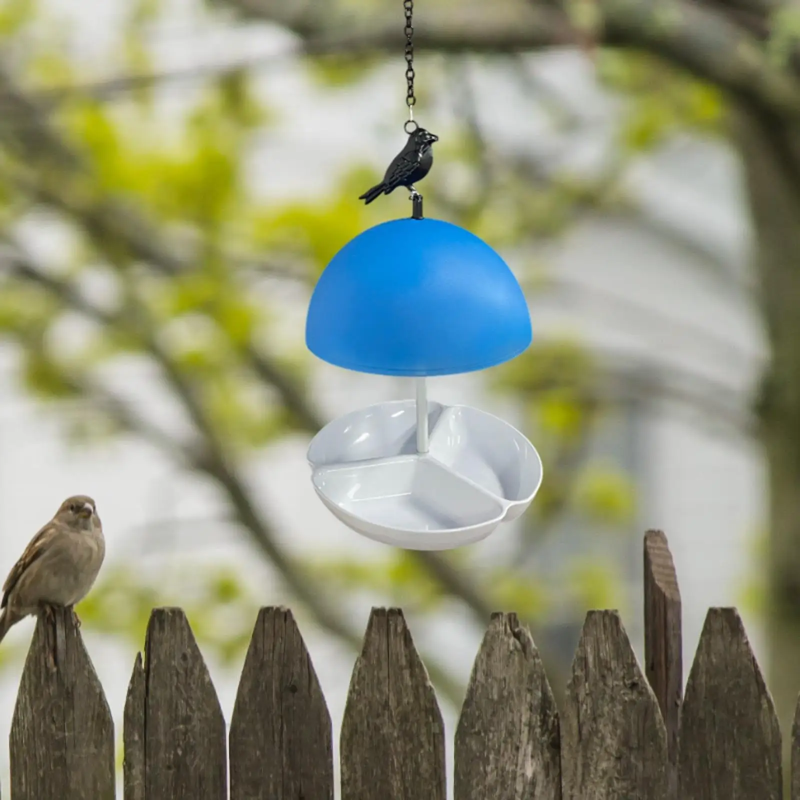 Outdoor Hanging Bird Feeder Bird Lover Gift Birdfeeder for Courtyard Patio
