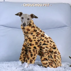 Pijama leopardo térmica para whippet y galgo italiano – Abrigo invierno