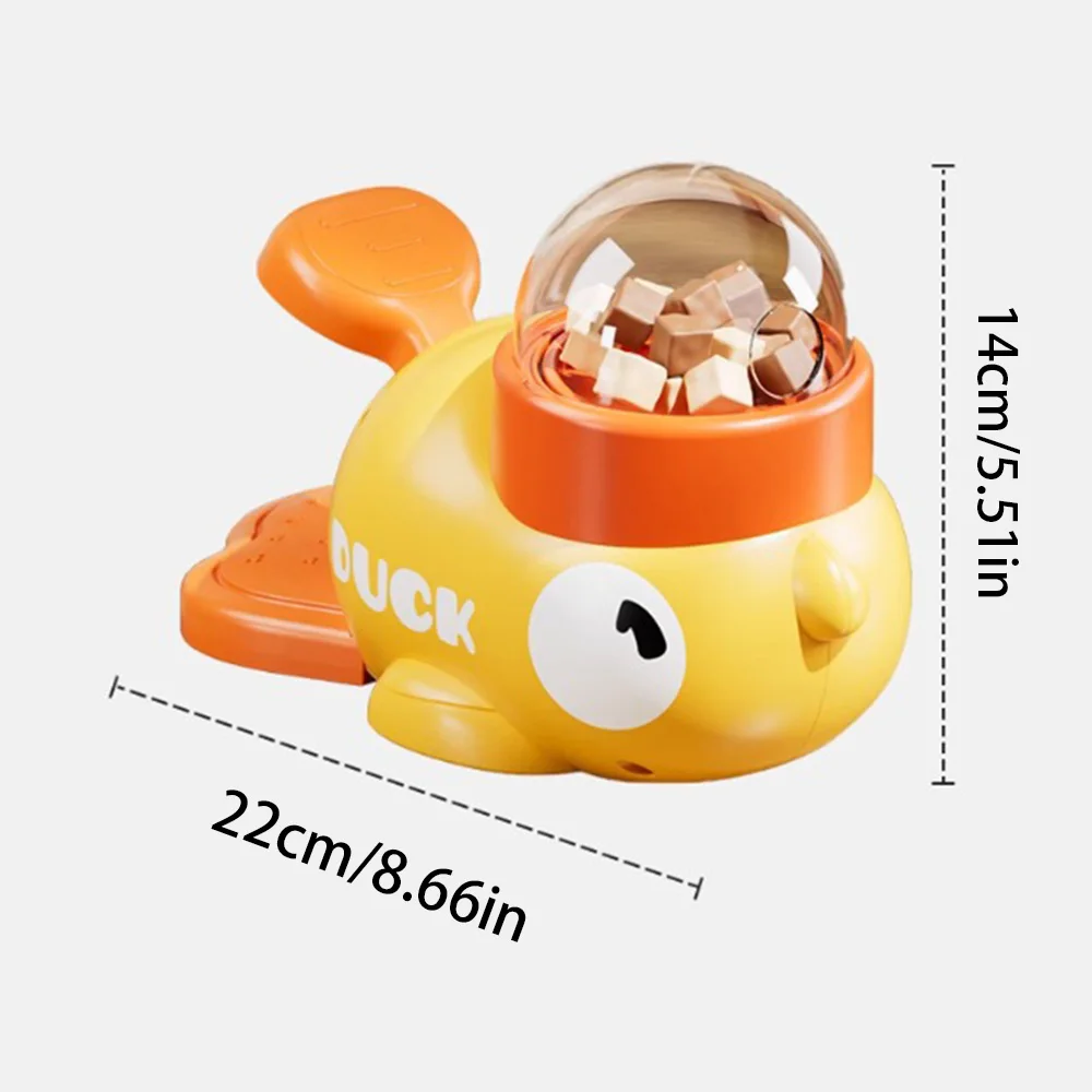 Juguete rompecabezas de entretenimiento para perros y juguete interactivo para gatos, lanzador liofilizado de pato amarillo, diseño de comida con fugas para aliviar el aburrimiento - imagen 5