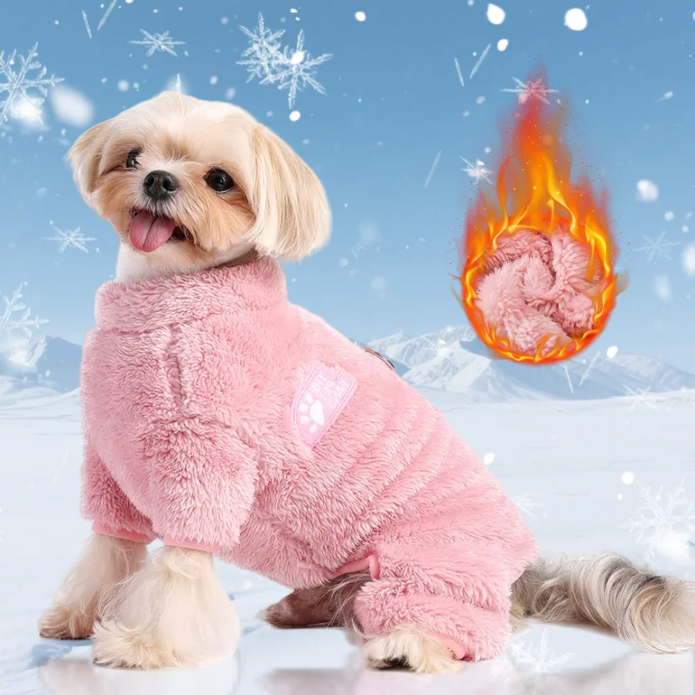 Ropa de invierno para perros, perros grandes, pequeños y medianos, disfraz cálido y bonito para mascotas, abrigo suave a prueba de viento para mascotas, chaqueta ligera transpirable para Pug