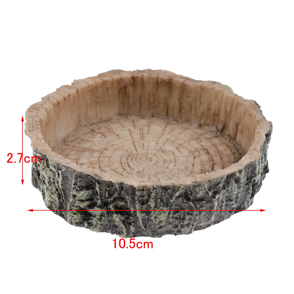 Reptile Amphibians Food Water Dish Pet Turtle Tortoise Scorpion