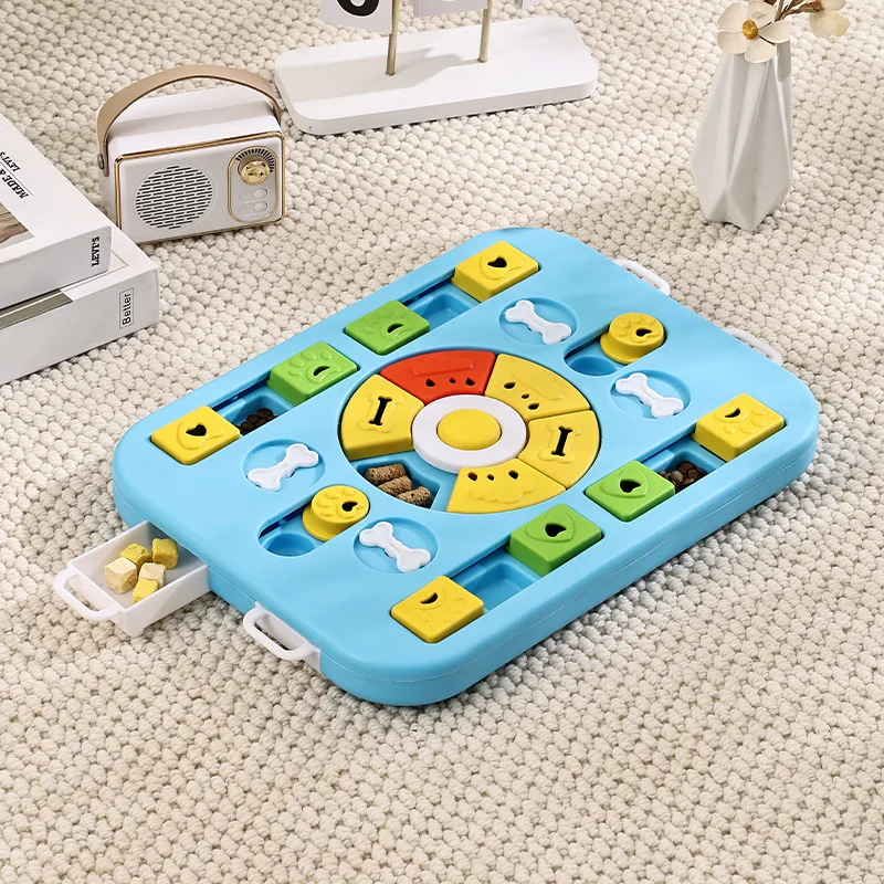 Juguete puzzle interactivo para perro – Alimentador lento inteligente - imagen 5