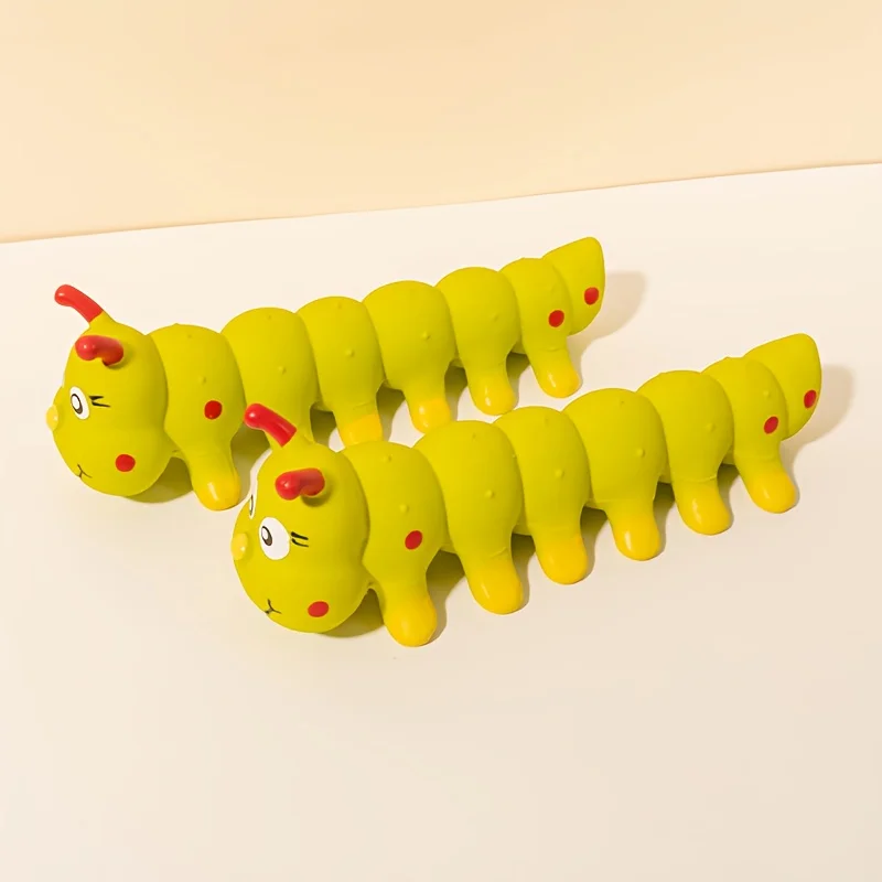 Juguete interactivo de látex para perros y mascotas, juguetes de oruga para perros, juguete para masticar para cachorros resistentes a mordeduras para perros pequeños y medianos, suministros para mascotas - imagen 3