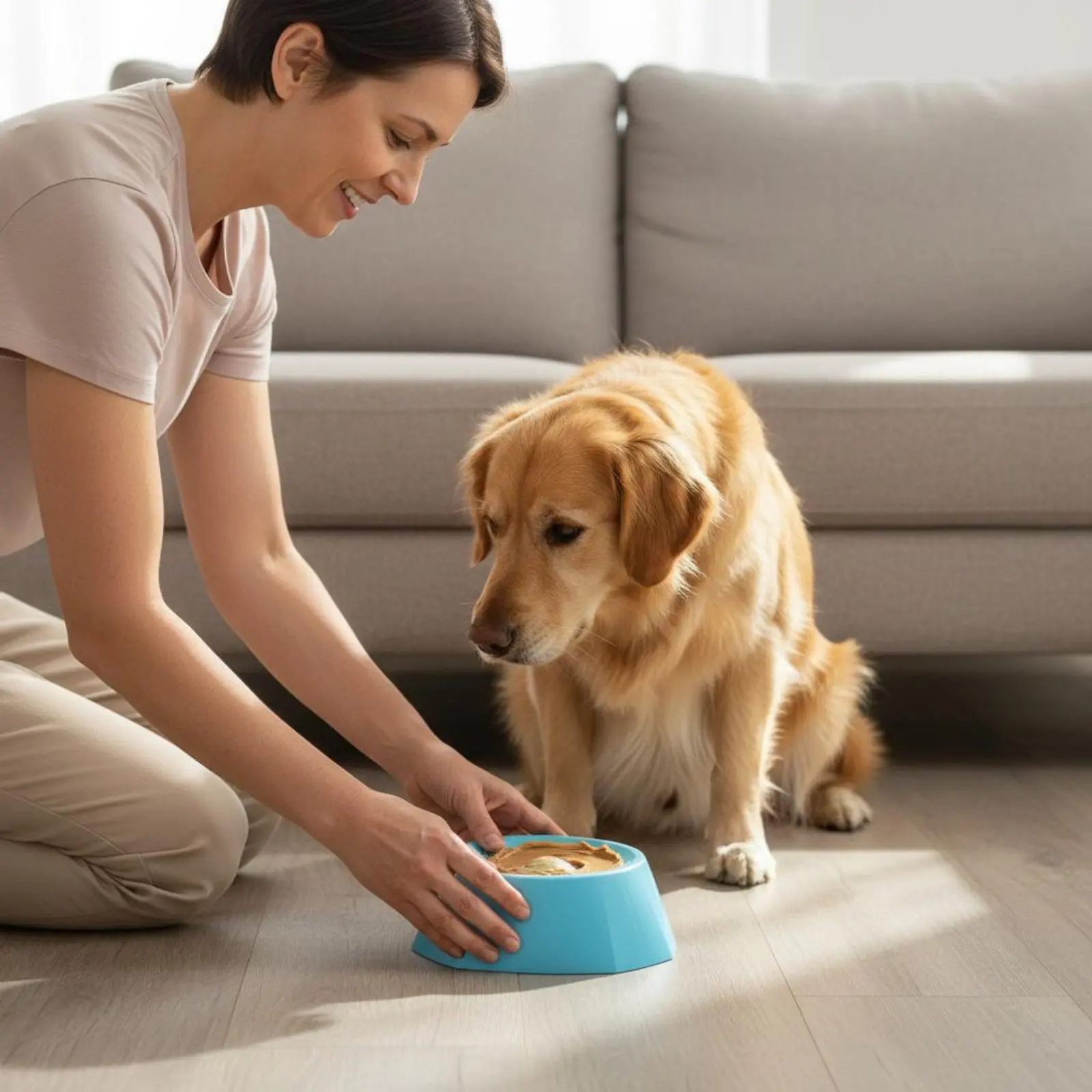 Tazón lento para lamer gatos y perros esfera rodante antideslizante - imagen 4