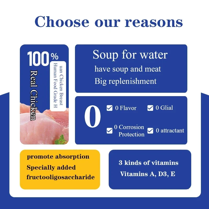 Latas hidratantes para gatos, comida húmeda, bocadillos para mascotas, 85g, pollo, pato, enlatado, venta al por mayor - imagen 3