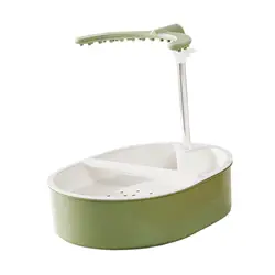 Bañera automática para loros y cacatúas con circulación de agua