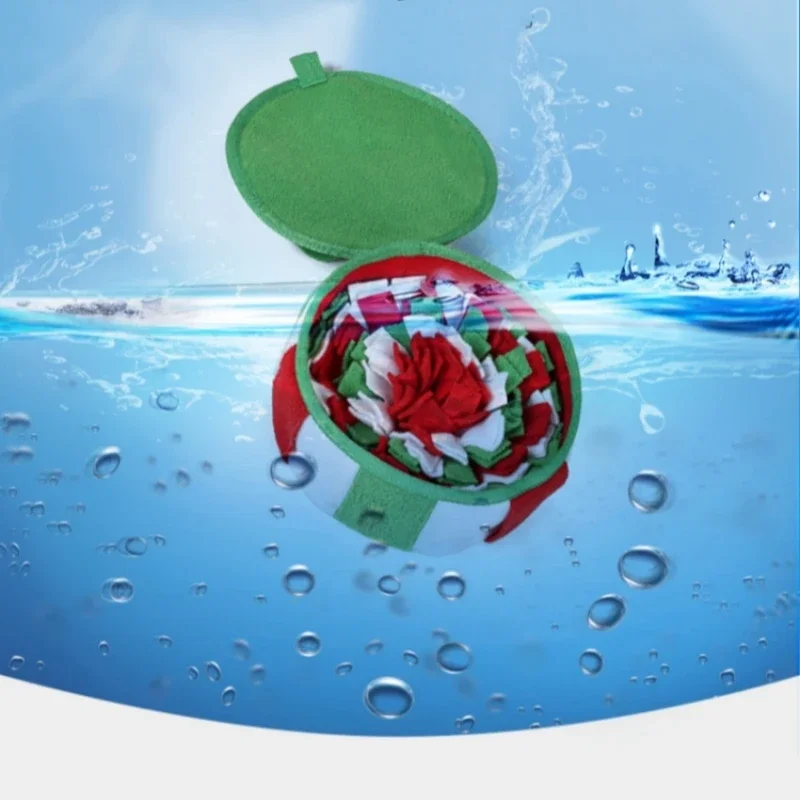 Juguete navideño para mascotas, regalo, estera para olfatear, esteras para olfatear, perros, estimulación Mental de alimentación lenta, alivio del estrés, rompecabezas ajustable para aburrimiento - imagen 5