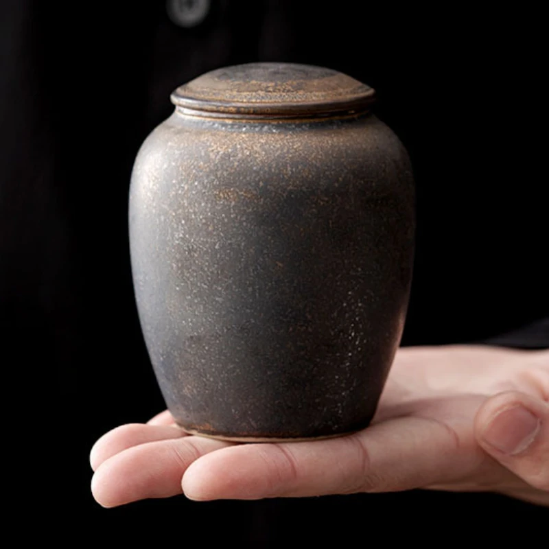 Urnas de cerámica Vintage para mascotas, mini cremación portátil, honor de ataúd de animales, elige bien, Hogar para tu mascota favorita - imagen 3