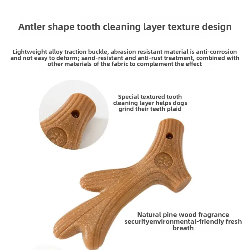 Juguetes para perros, astas de plástico y madera, palo para moler los dientes, perros pequeños, medianos y grandes, juguetes para mascotas resistentes a mordeduras, suministros para aliviar el aburrimiento