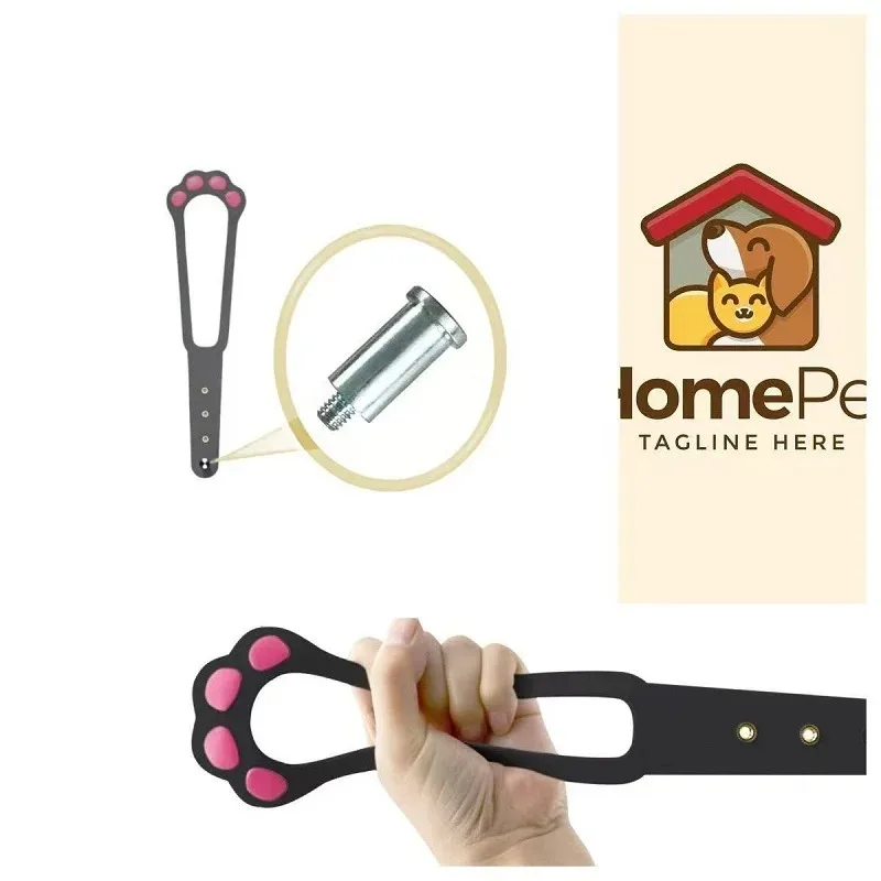 Pestillo de soporte para puerta de gato, Tope de puerta ajustable para perro, cerradura de puerta elástica, correa de pestillo flexible que mantiene el perro se entre en suministro de puerta de mascotas - imagen 2