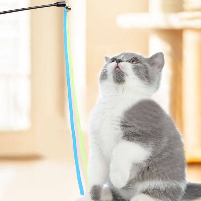Juguete interactivo para gato – Varilla teaser con borla - imagen 3
