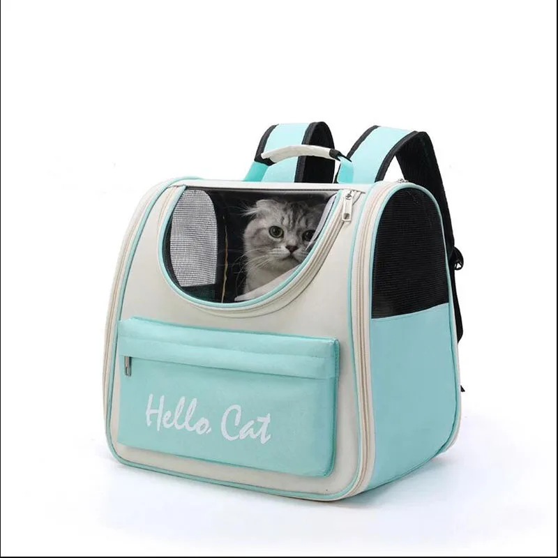 Mochila plegable portátil para mascotas, cápsula espacial transpirable, impermeable, resistente a las mordeduras, accesorios de gran espacio para gatos y perros - imagen 5