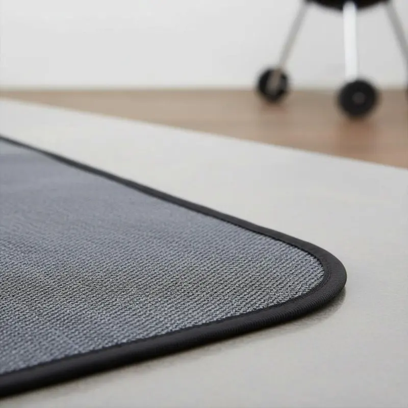 Alfombrilla de silicona ignífuga reutilizable para chimenea y barbacoa - imagen 2
