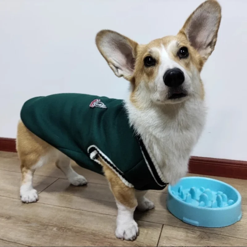 Suéter para mascotas con cuello en V de estilo universitario, chaleco tipo jersey de punto cálido para perros y gatitos, prendas de punto acogedoras con temática navideña para cachorros