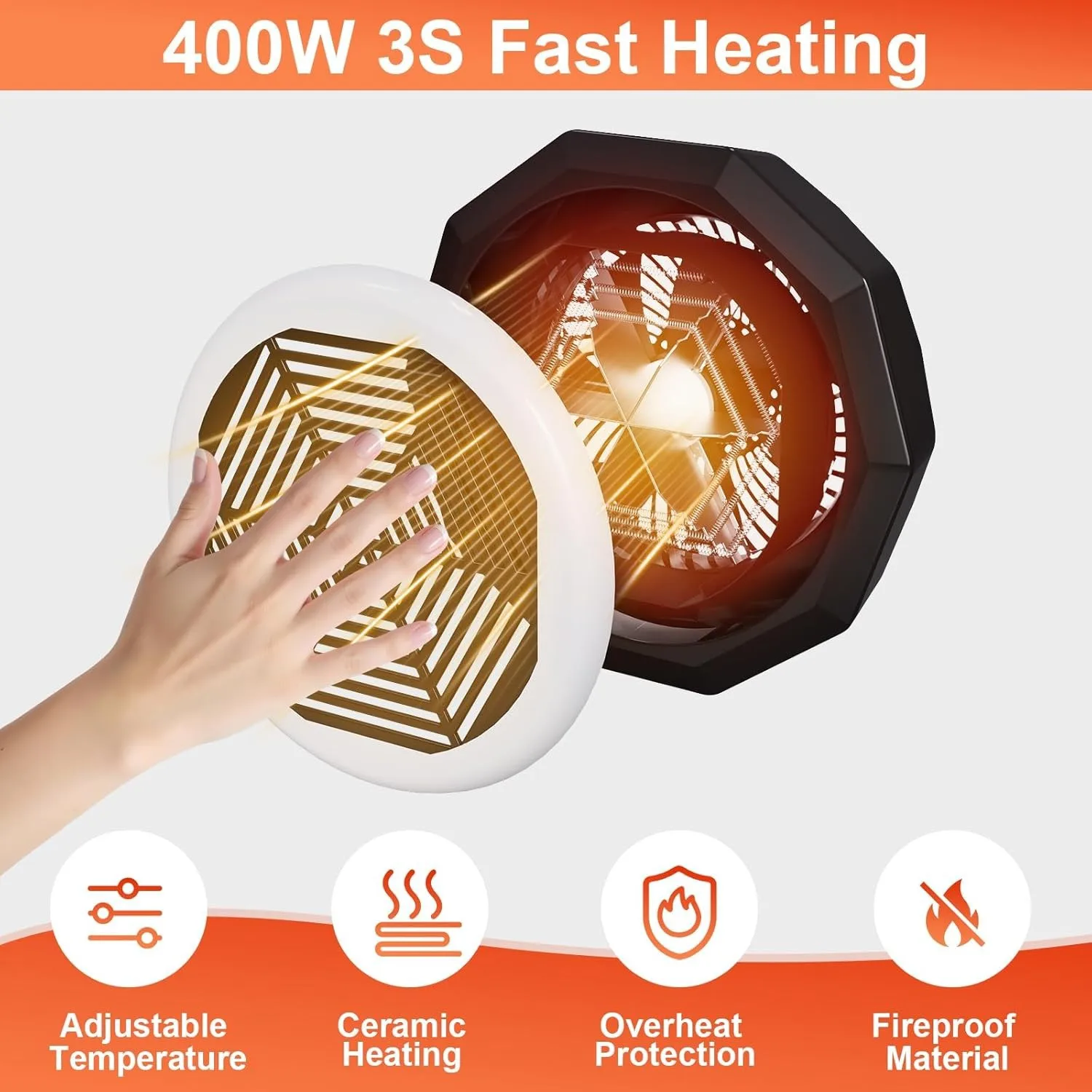 Lámparas de aire caliente gato perro pollo pato ganso lámpara de calefacción calefacción veterinaria lámpara de temperatura constante aislamiento ajustable - imagen 3