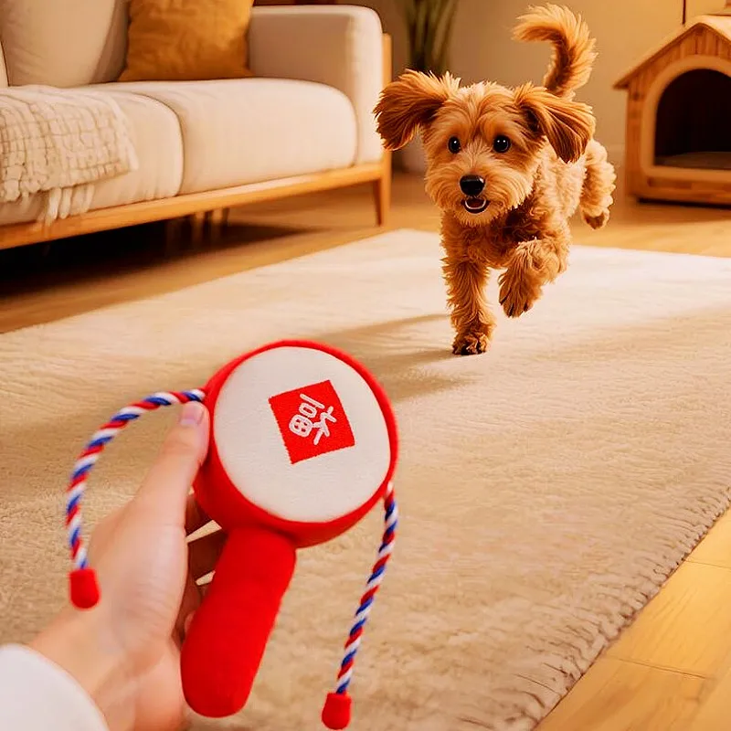 Juguetes para perros a prueba de masticar, juguetes interactivos para perros, juguete para perros resistente a mordeduras con campana, cuerdas suaves, juguete para perros, limpieza de dientes, entrenamiento para cachorros - imagen 5