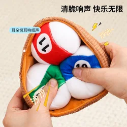 Peluche con sonido y escondite de comida para perros pequeños