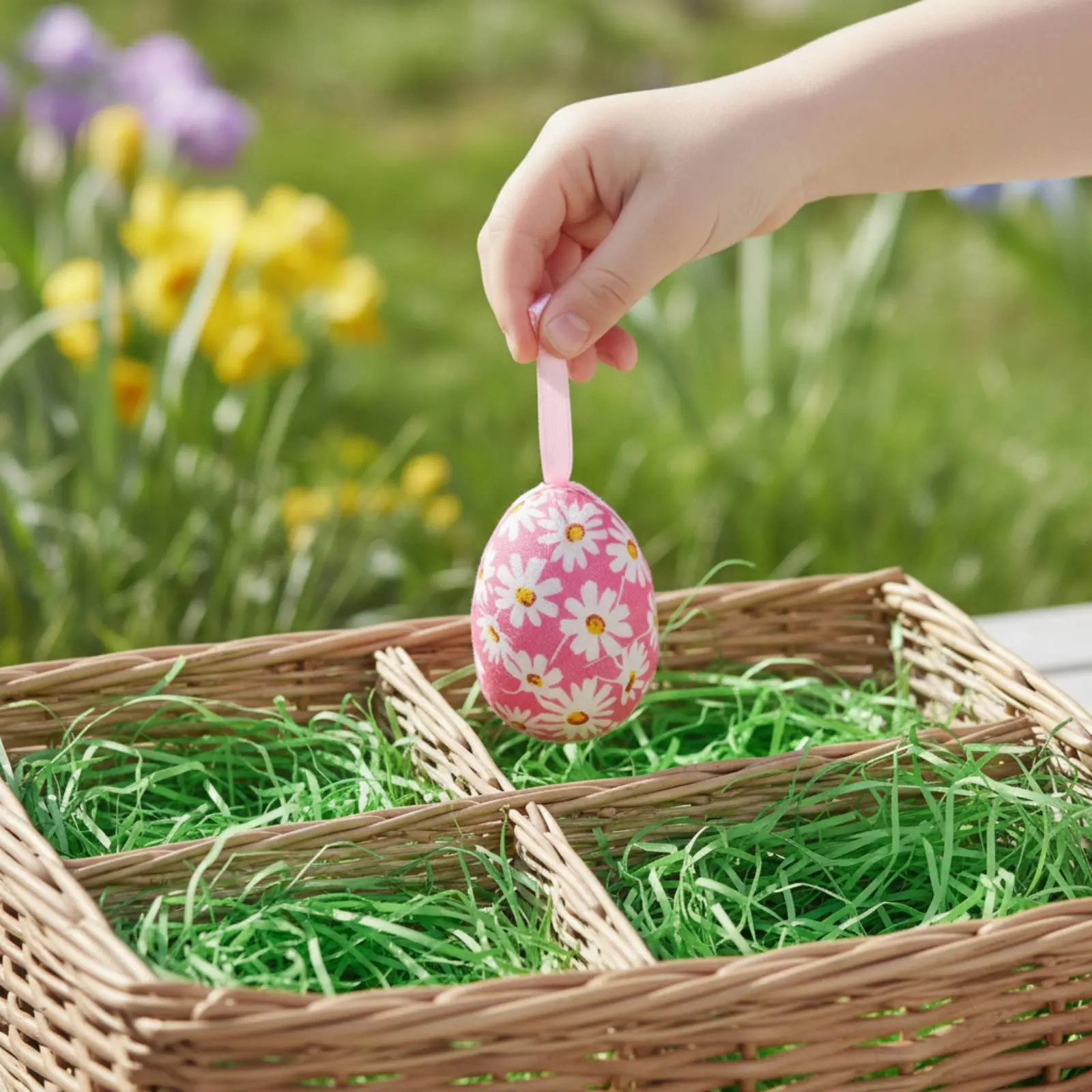 Adorno ovalado de Pascua para perro y gato – Colgable en collar - imagen 4
