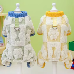 Mono de invierno para perros y gatos – Cálido y suave