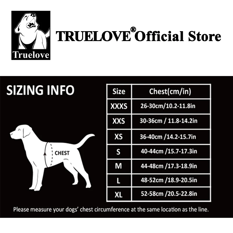Truelove Arnés para mascotas reciclado Material reciclado ecológico ajustable de alta calidad Sin tirones Transpirable Suave Reflectante TLH3012 - imagen 5