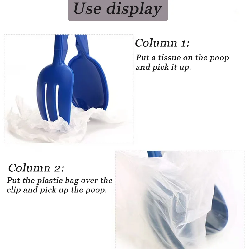 Recogedor de excrementos de perro para mascotas, recogedor de residuos de animales al aire libre con bolsas de basura, recogedor de excrementos de mango pequeño, herramientas de limpieza de dientes de sierra para cachorros - imagen 5