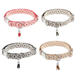 Collar de perro trenzado hecho a mano con correa multifuncional