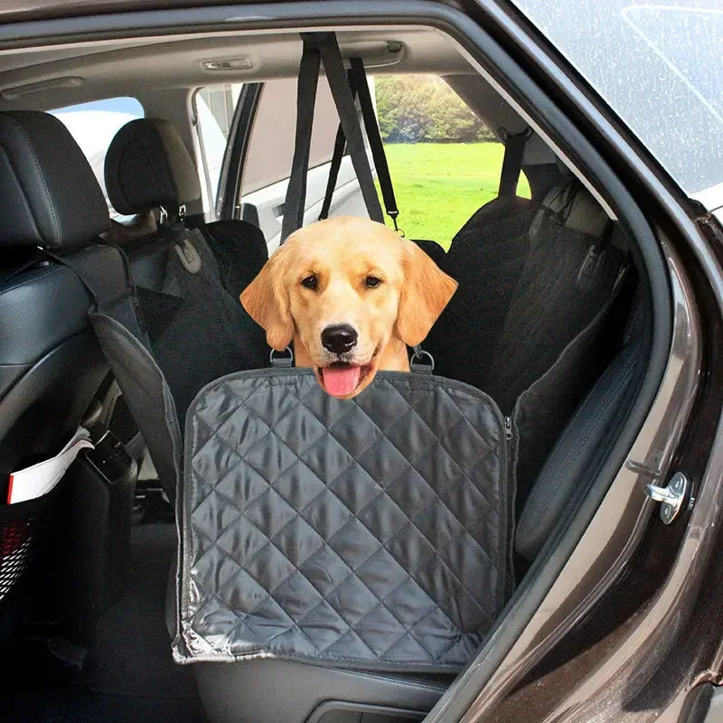 Cojín para asiento trasero para mascotas, nido de coche para perros pequeños, medianos y grandes, impermeable y antisuciedad, artefacto para sentarse en el coche, almohadilla aislante
