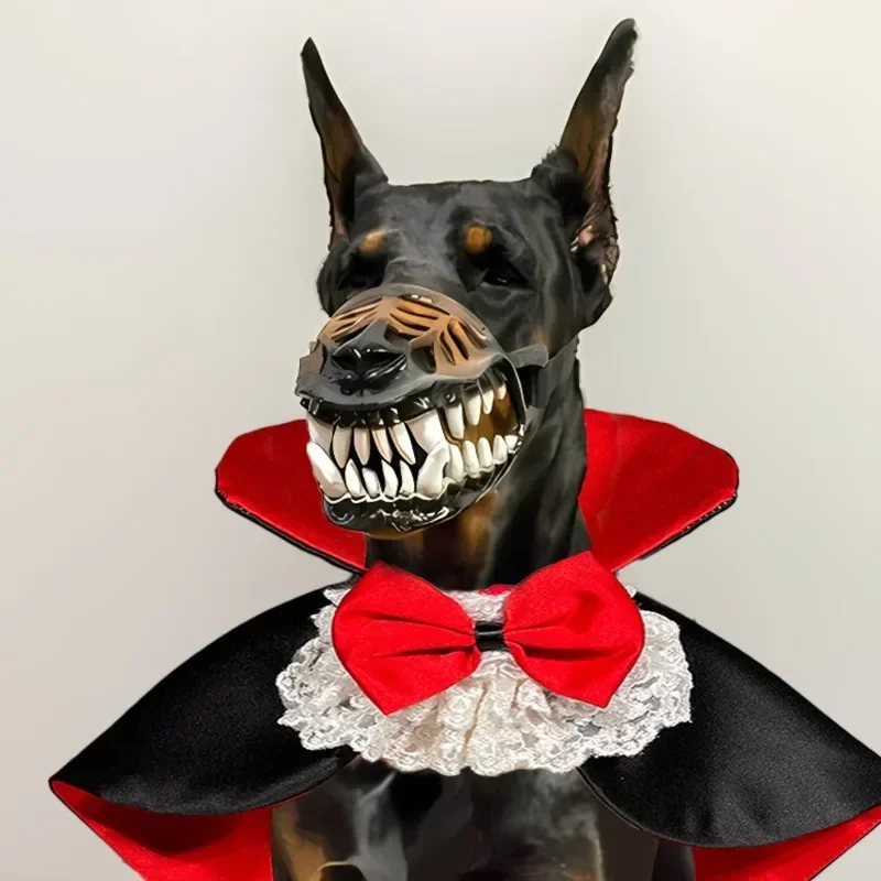 Disfraces de Halloween para mascotas, capa de vampiro para perro pequeño, gato, gatito, cachorro, vestido Kawaii, ropa para mascotas, accesorios para gatos, regalo - imagen 4
