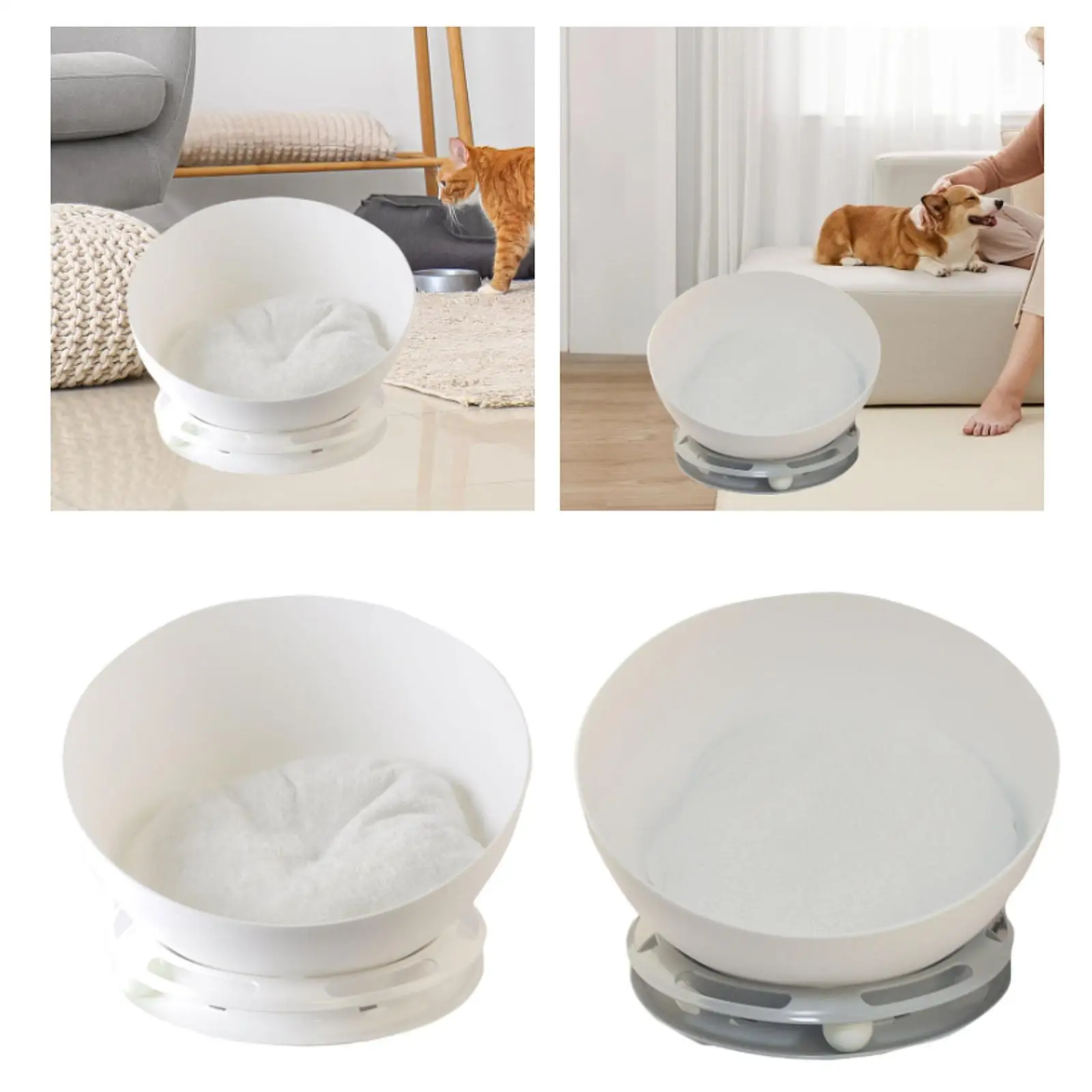 Cat Bed Cat House Kitty Comfortable Activity Center with Ball Toy Small Dog Pet Supplies Lounge Cat Cave Bed Sleeping Bed