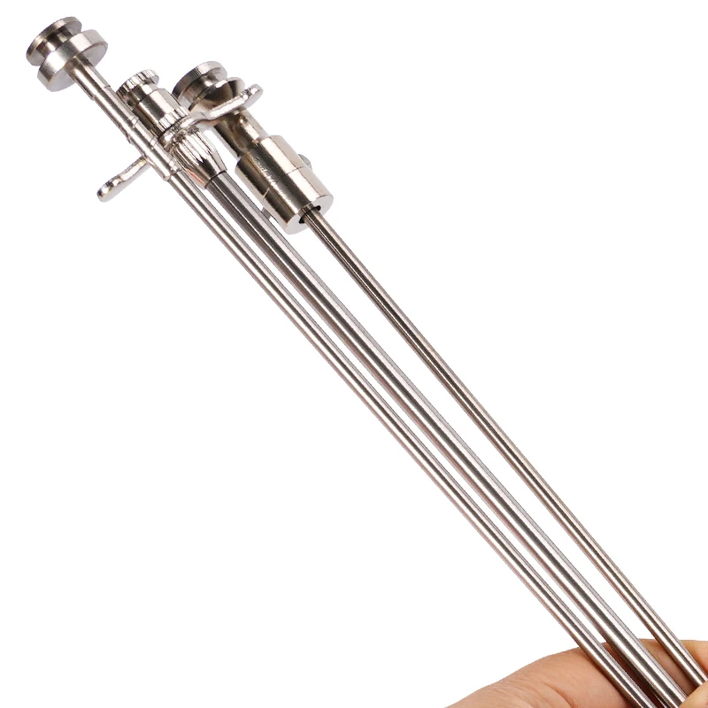 Pistola de jeringa SS AI para ganado vacuno de granja bovino, aplicador de inseminación Artificial, inyector de Semen, instrumento de cría de paja congelada, granja - imagen 4