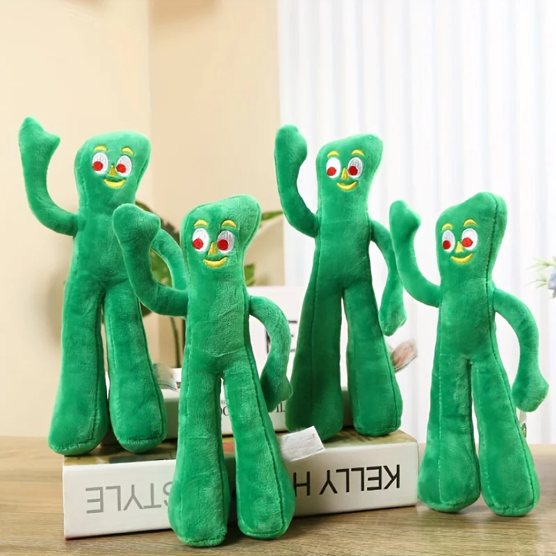 Juguete para perros con chirrido de peluche de dibujos animados verdes, tela duradera, raza media recomendada, sin necesidad de batería, 1 ud. - imagen 5