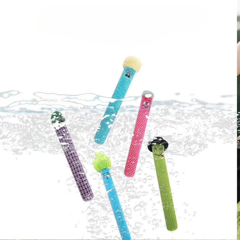 Nuevo juguete largo de peluche para perros, juguete para perros chirriantes de peluche resistente, juguetes para masticar para perros con serpiente de ojos largos, juguetes para chirridos para mascotas, productos para mascotas - imagen 3