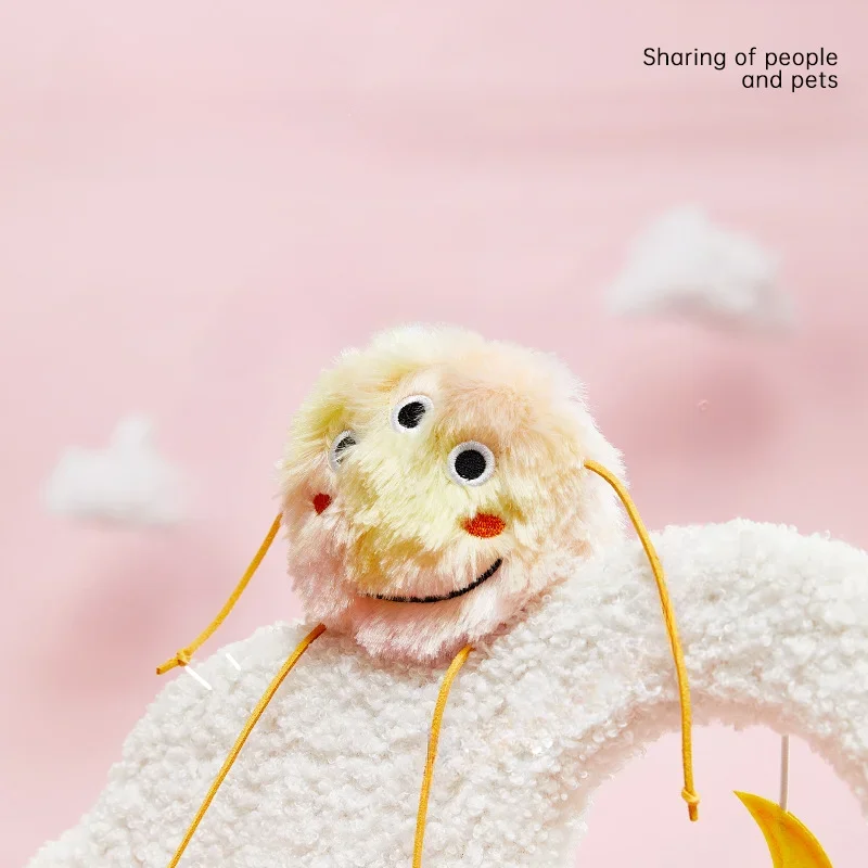 Los juguetes para gatos son herramientas de burlas para gatos que pueden hacer que los sonidos sean de felpa resistente a las mordeduras y lindos juguetes para perros monstruo pequeño - imagen 4