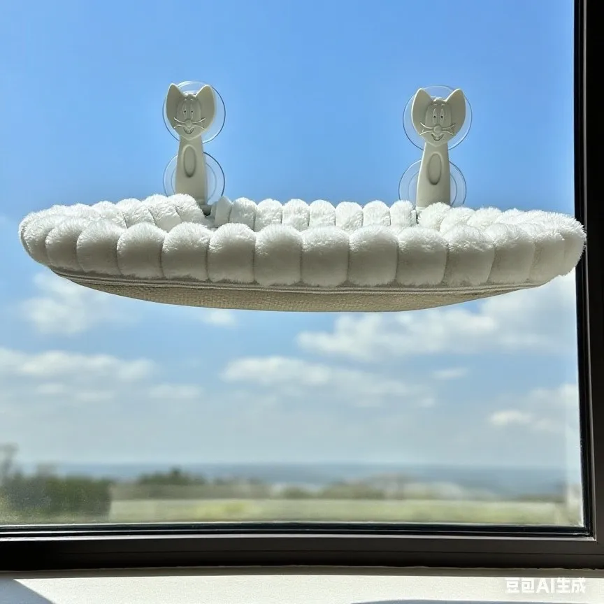 Hamaca para gatos, nido para gatos, alféizar de ventana, mesita de noche, ventosa para tomar el sol, balcón, hamaca para mascotas, productos para mascotas - imagen 2