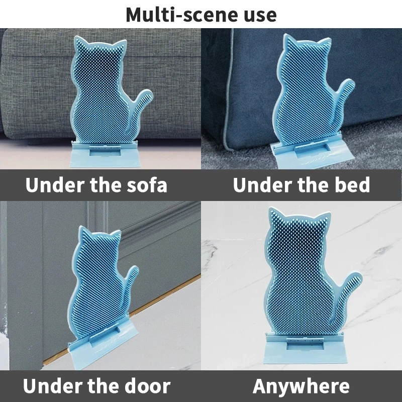 Cepillo de masaje para gatos, peine suave con hierba gatera, herramienta de aseo para mascotas - imagen 4