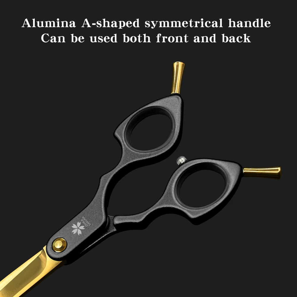 Tijeras profesionales para mascotas, tijeras curvas, tijeras volteadas, tijeras de adelgazamiento, herramientas de aseo para perros Teddy Pomeranian, 6,5 pulgadas - imagen 3