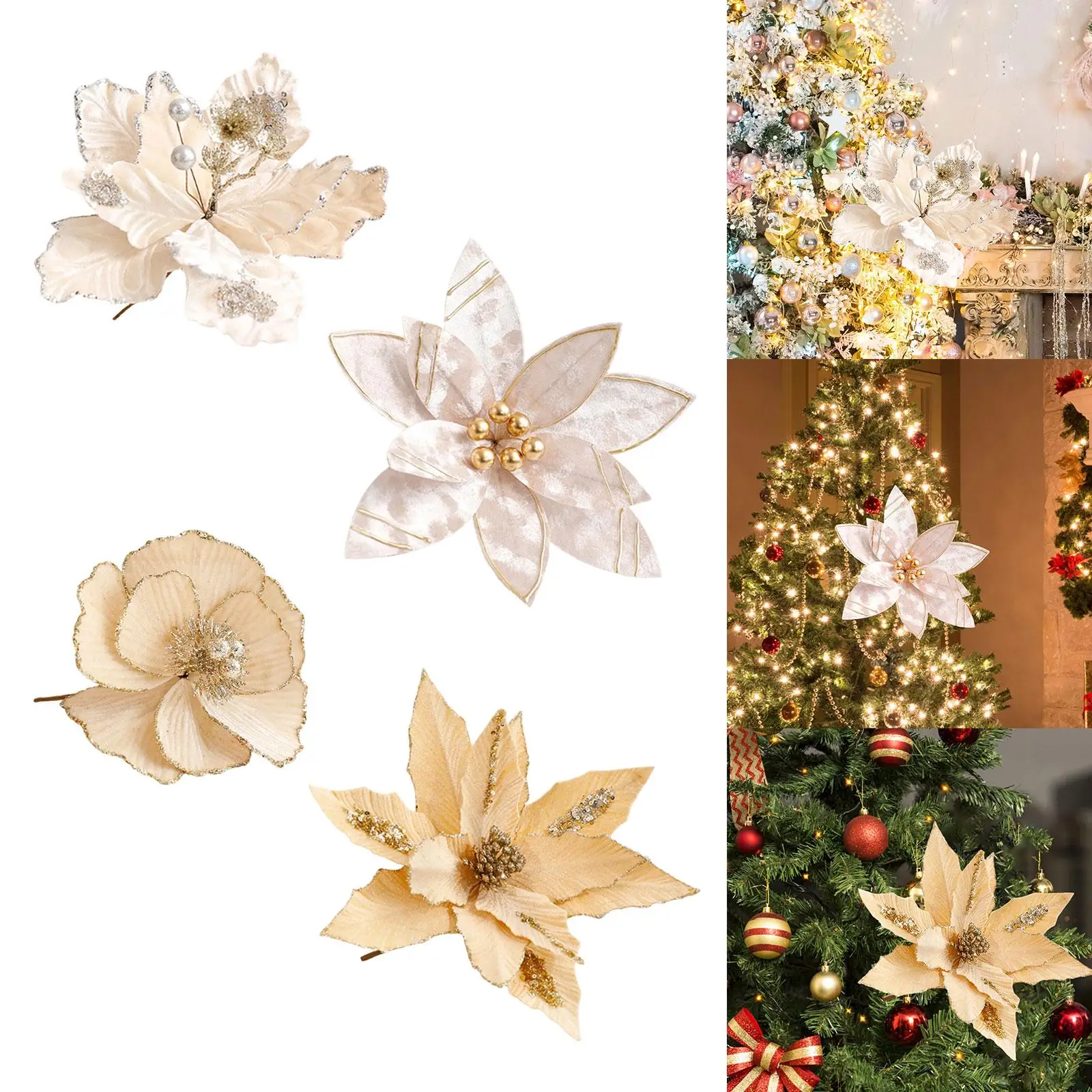 Adorno navideño para decoración de árboles de Navidad, suministros coleccionables, decorativo creativo para fiesta, dormitorio, granja, decoración de invierno - imagen 4